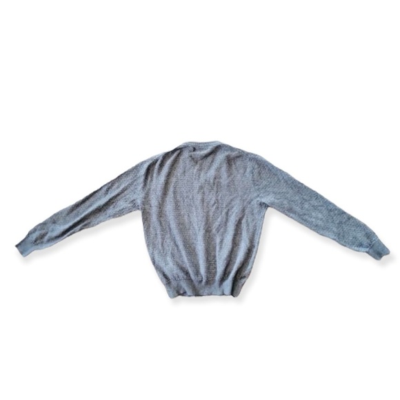 Tasso Elba men sweater gray pull over Small silk cashmere - Picture 2 of 5